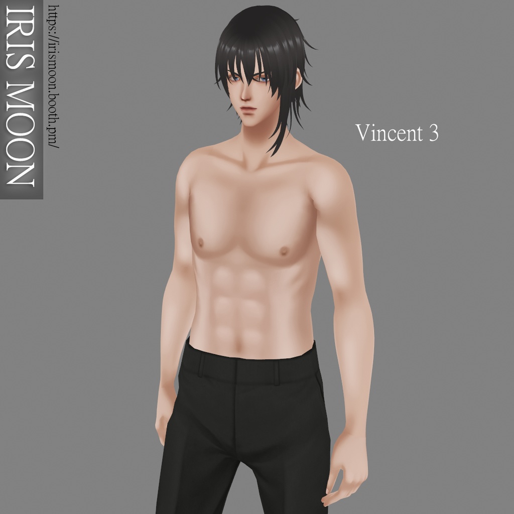 Vincent【Face + Body Skin / 顔+体の皮膚】(VRoid)