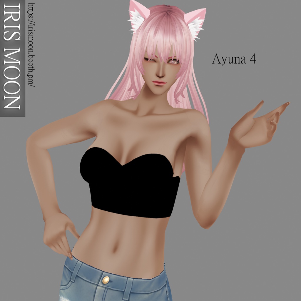 Ayuna【Face + Body Skin / 顔+体の皮膚】(VRoid)