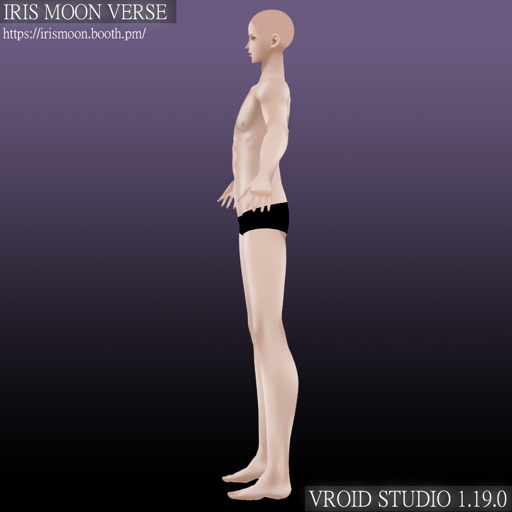 Hiro【Face+Body Parameters / 顔と体のパラメーター】(VRoid)