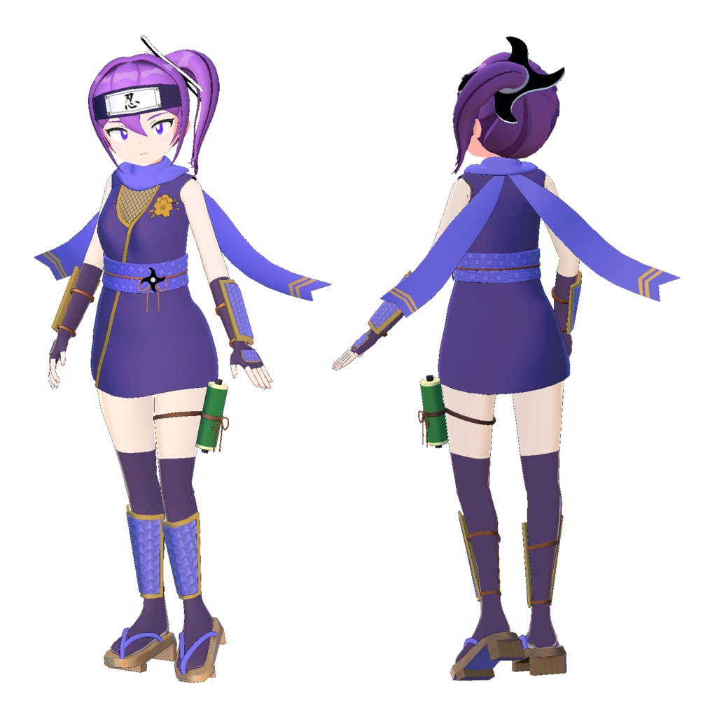 オリジナル3Dモデル「篠美(しのび)ちゃん」