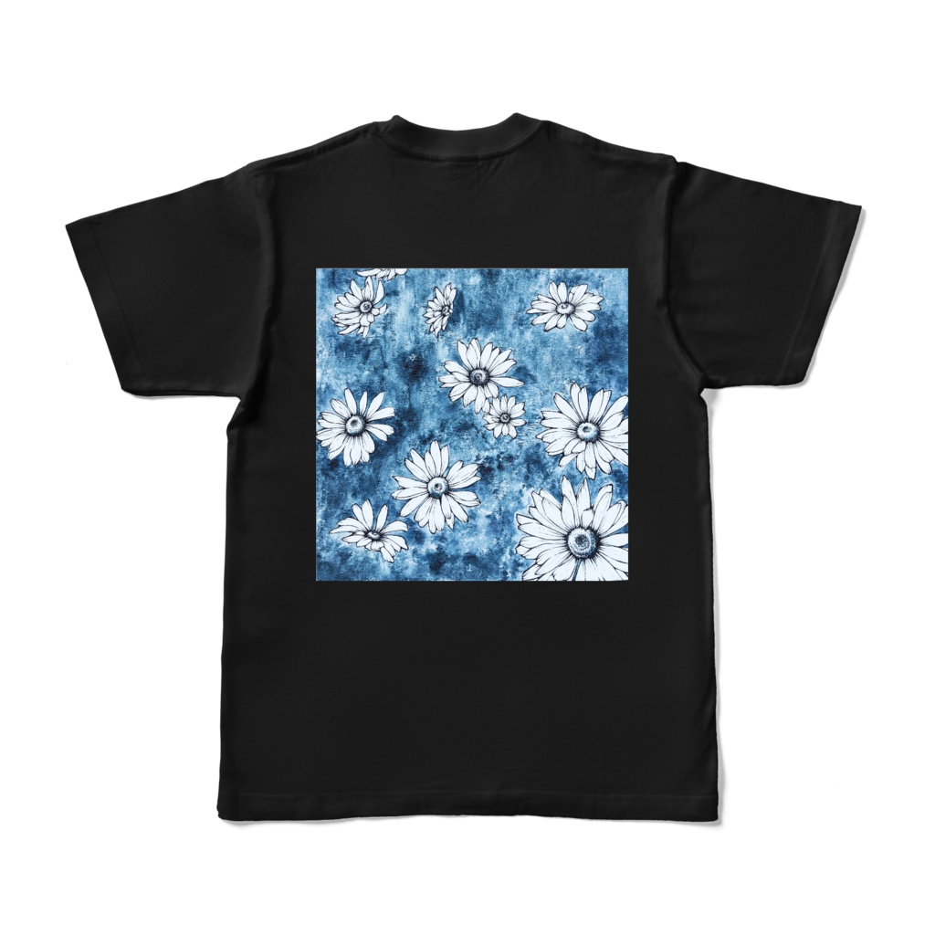 『舞う花』黒Tシャツ