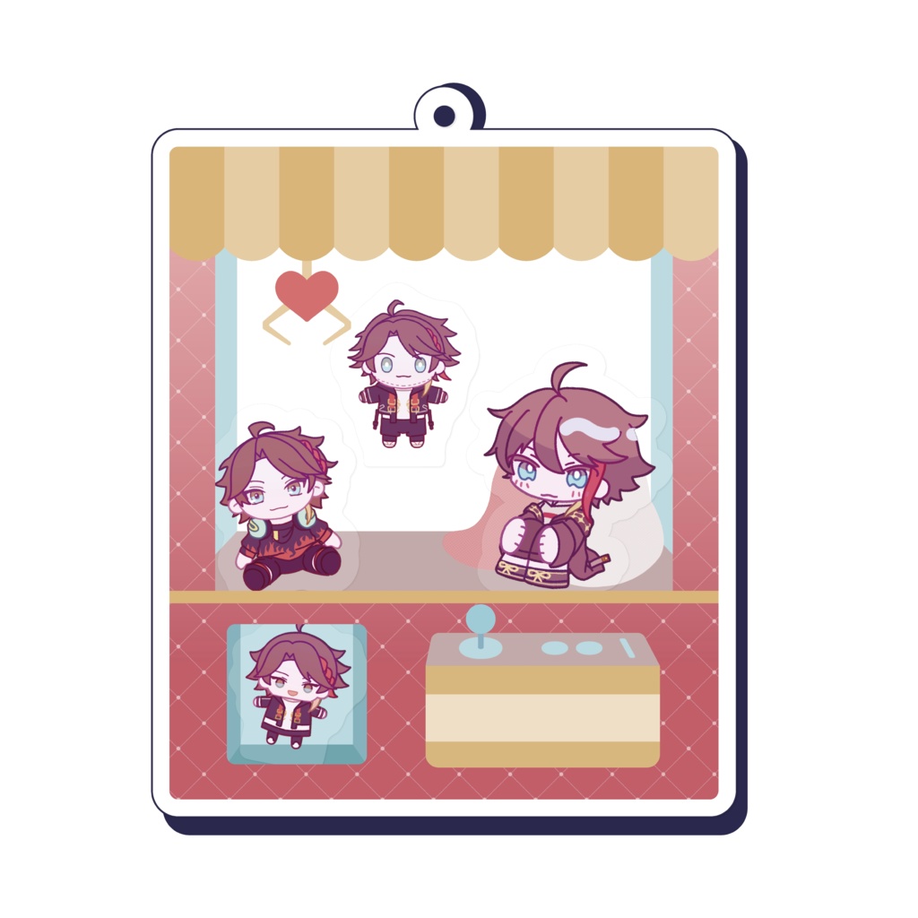 【非公式】ふわぐさクレーンシャカシャカアクキー