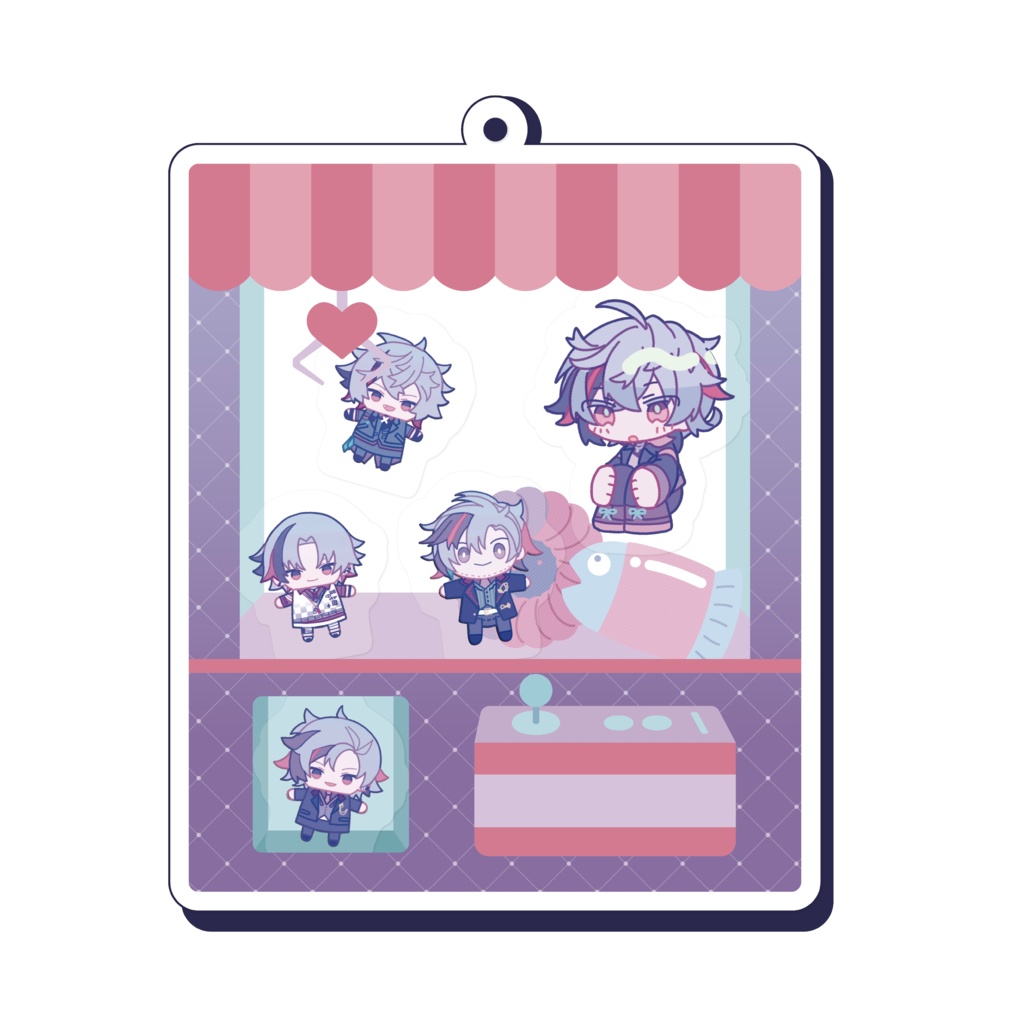 【非公式】ふわぐさクレーンシャカシャカアクキー