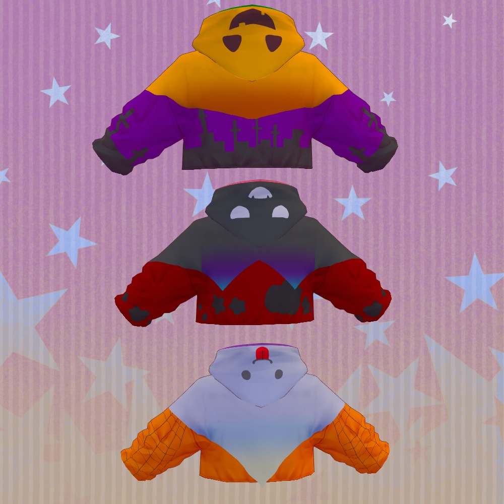 VRoid ハロウィンな服テクスチャ