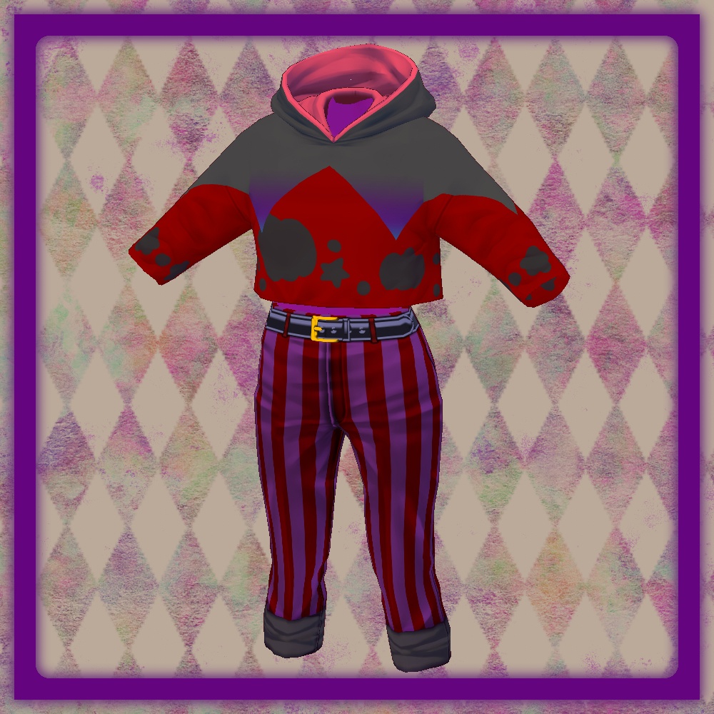 VRoid ハロウィンな服テクスチャ