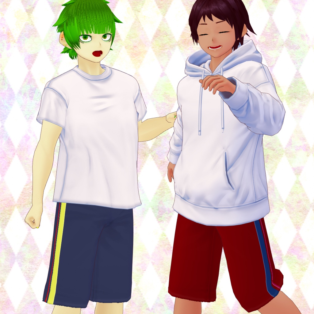 VRoid スポーティーボトムステクスチャ