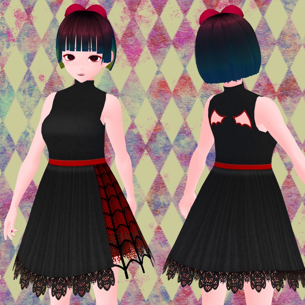 VRoid ハロウィンなドレステクスチャ
