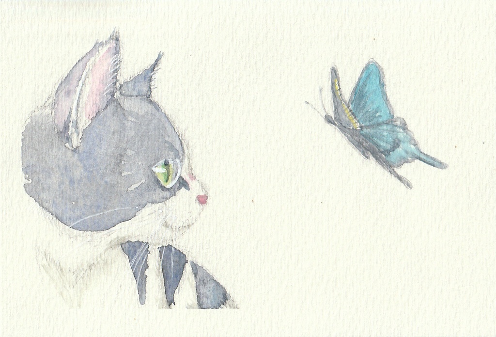 ねこ原画【遭遇】