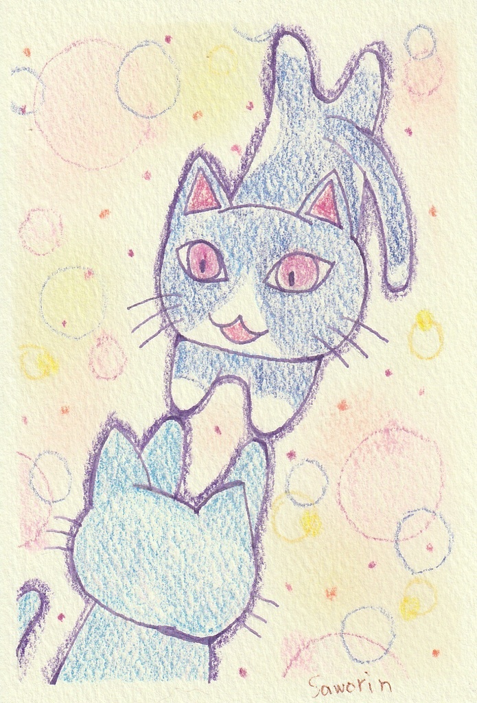ねこ原画【ふたりで】