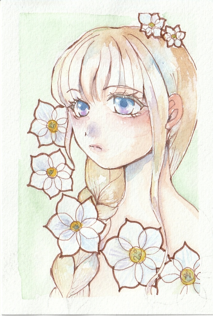 少女原画【ナルシスト】