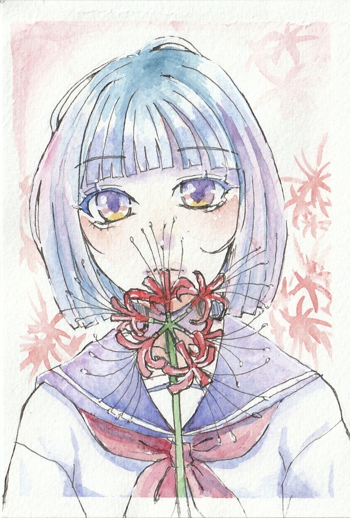 少女原画【あきらめ】