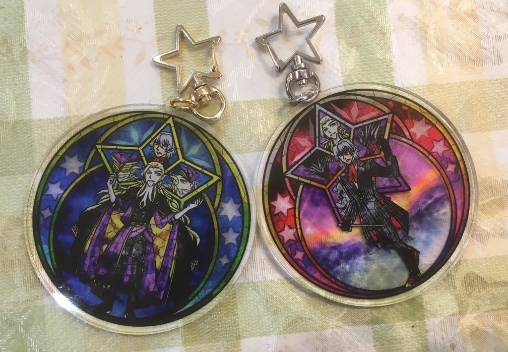 FGO/ アマデウス サリエリ ステンドグラス風アクキー