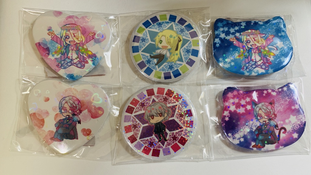 FGO/アマデウス＋サリエリ缶バッジセット