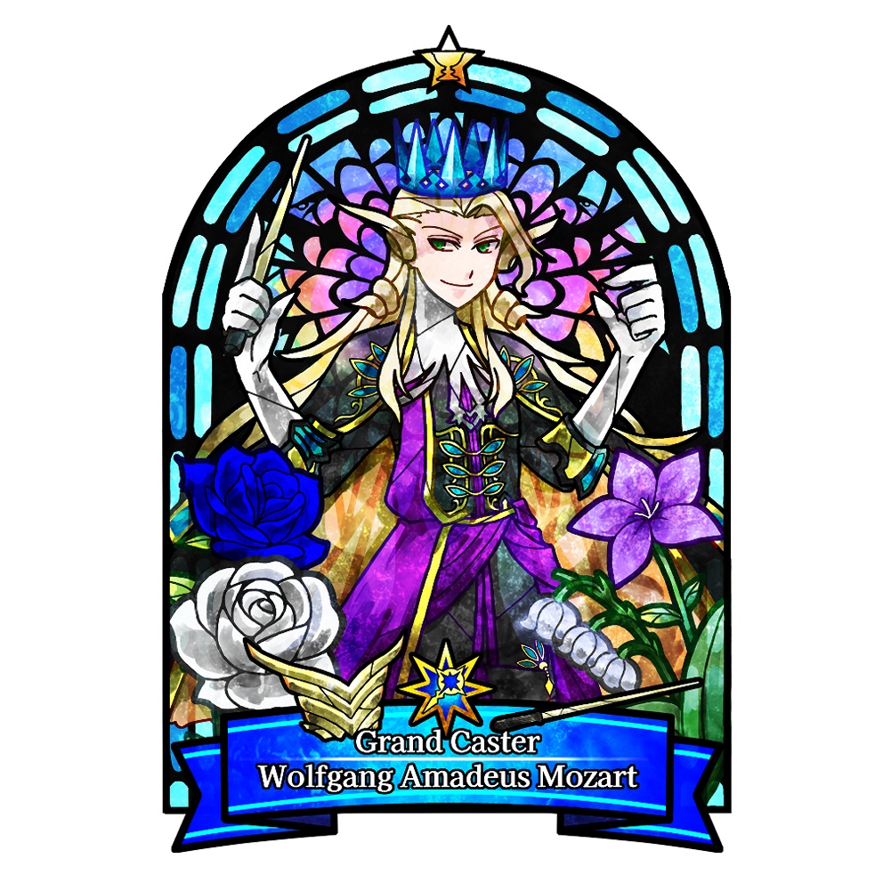 FGO/ アマデウス　サリエリ　グランドサーヴァント風アクキー