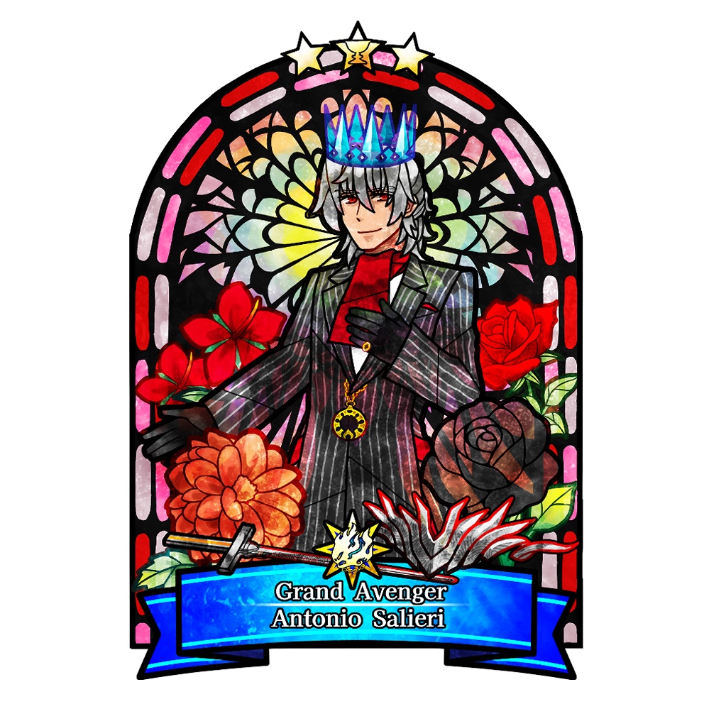 FGO/ アマデウス サリエリ グランドサーヴァント風アクキー