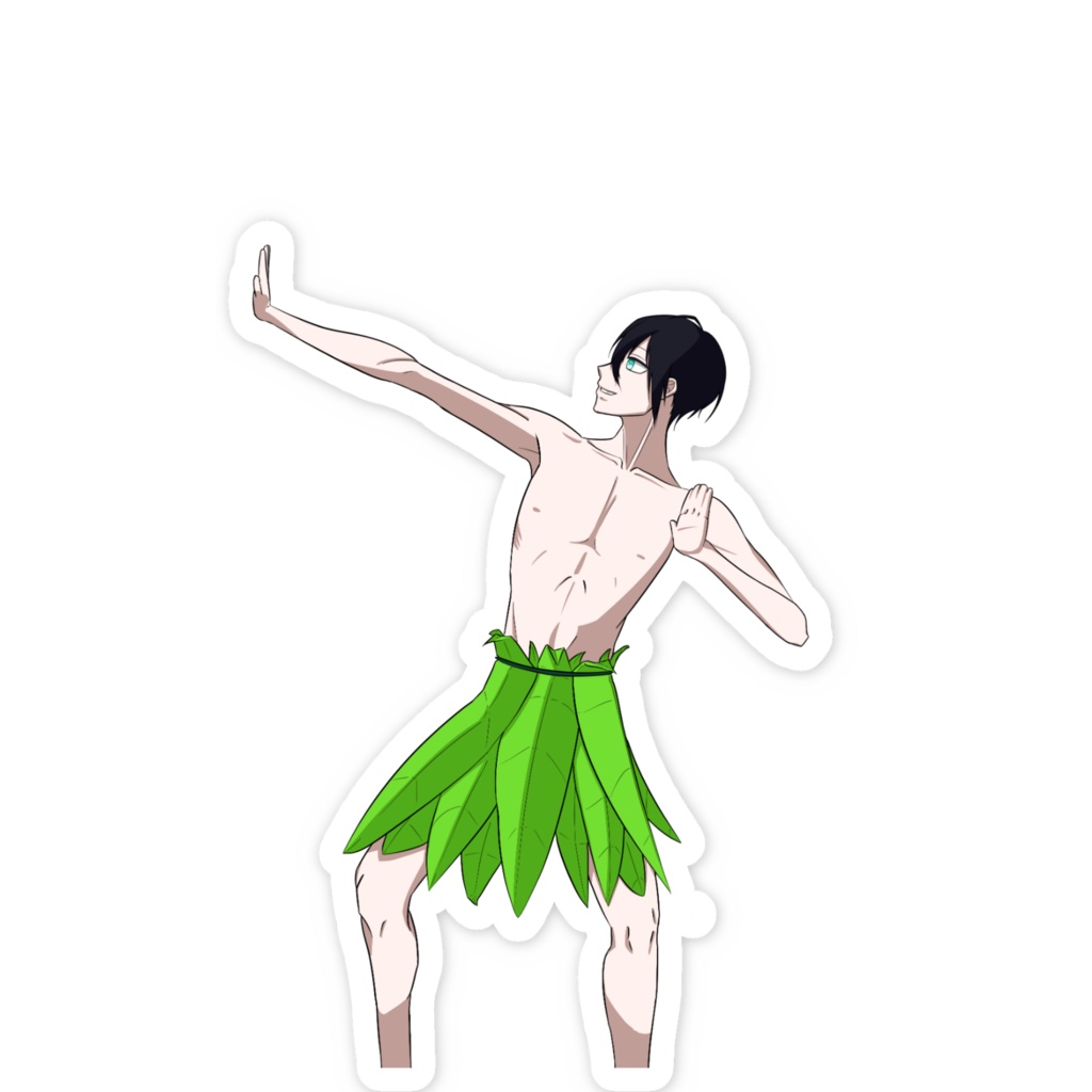 蛮族其菜_スマホステッカー