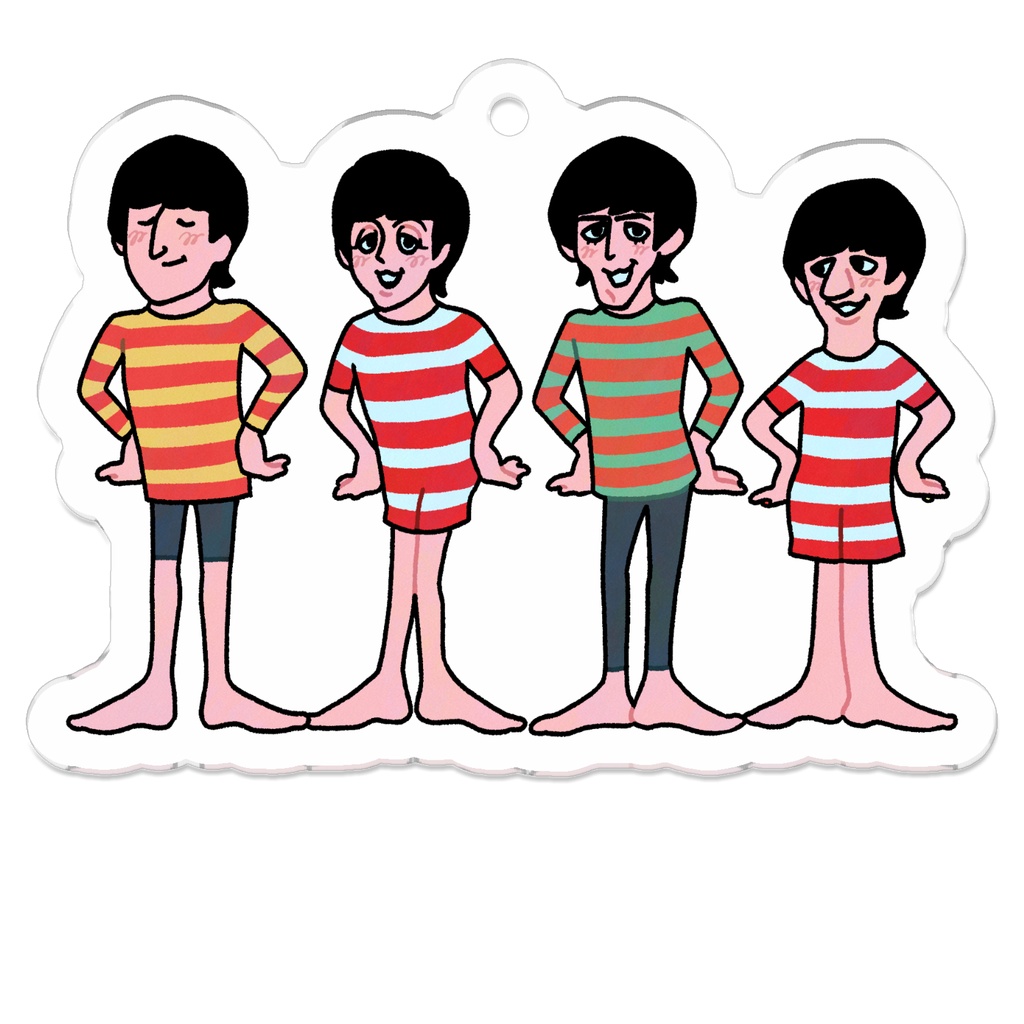 Acrylic keychain O