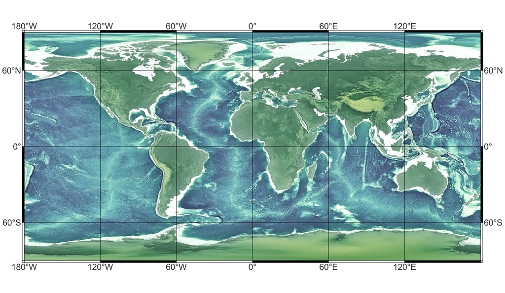 GISベースマップ IGR GlobalRelief 2021