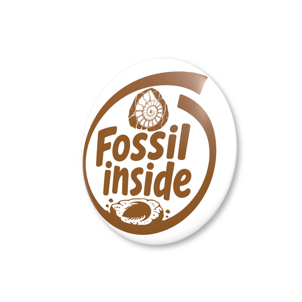 缶バッジ "Fossil Inside"