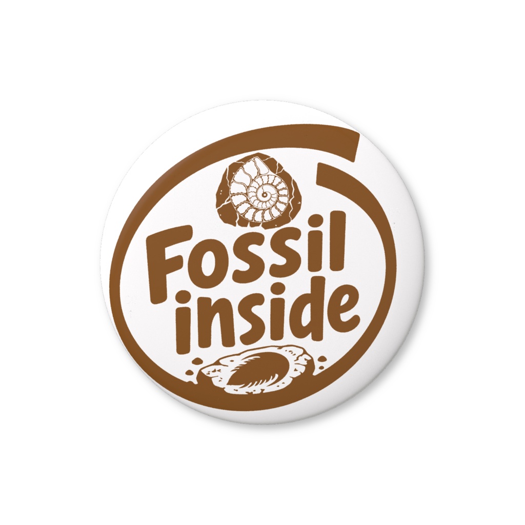 缶バッジ "Fossil Inside"