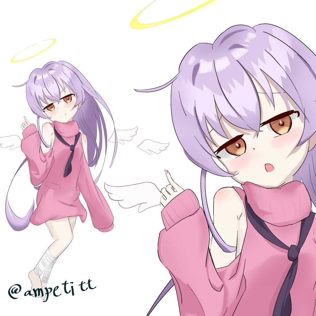 立ち絵素材【ディアちゃん】健全版