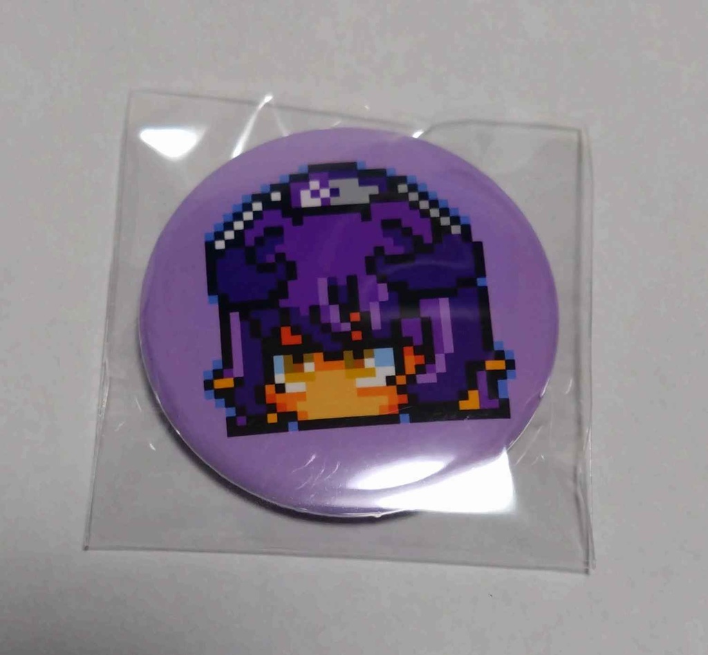 ボンバーガール プルーン ドット絵缶バッジ