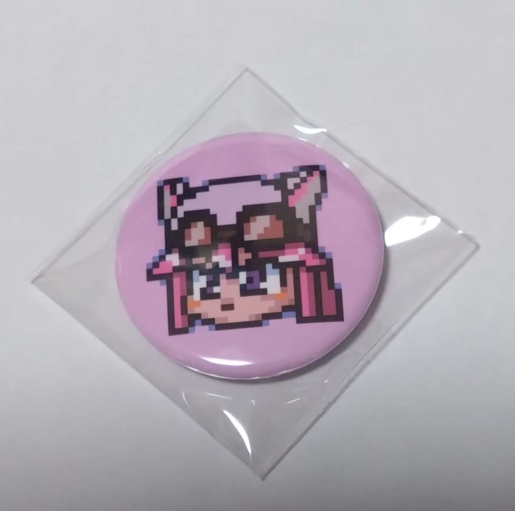 ソラトロボ　ショコラ・ジェラート　ドット絵缶バッジ