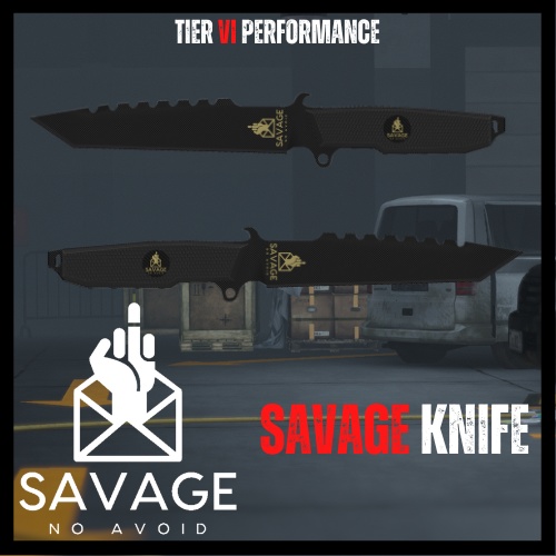 【VRChat向け】【無料】サベージナイフ + サベージパッチ