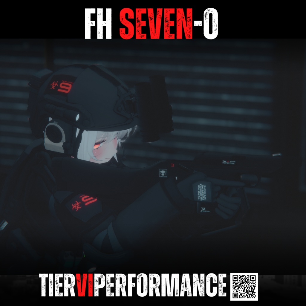 【VRChat向け】マシンピストル FH70 SEVEN-0