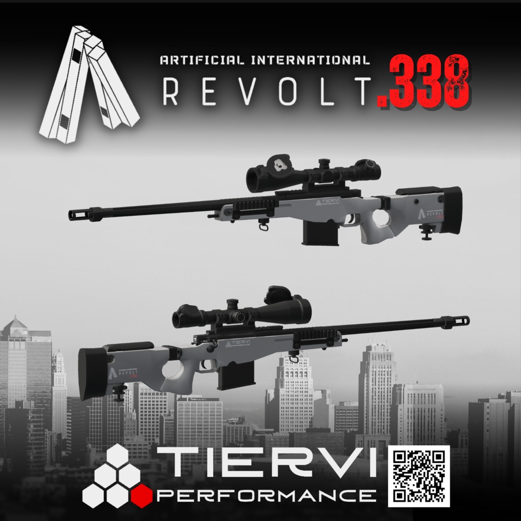 【VRChat向け】狙撃銃 Revolt.338
