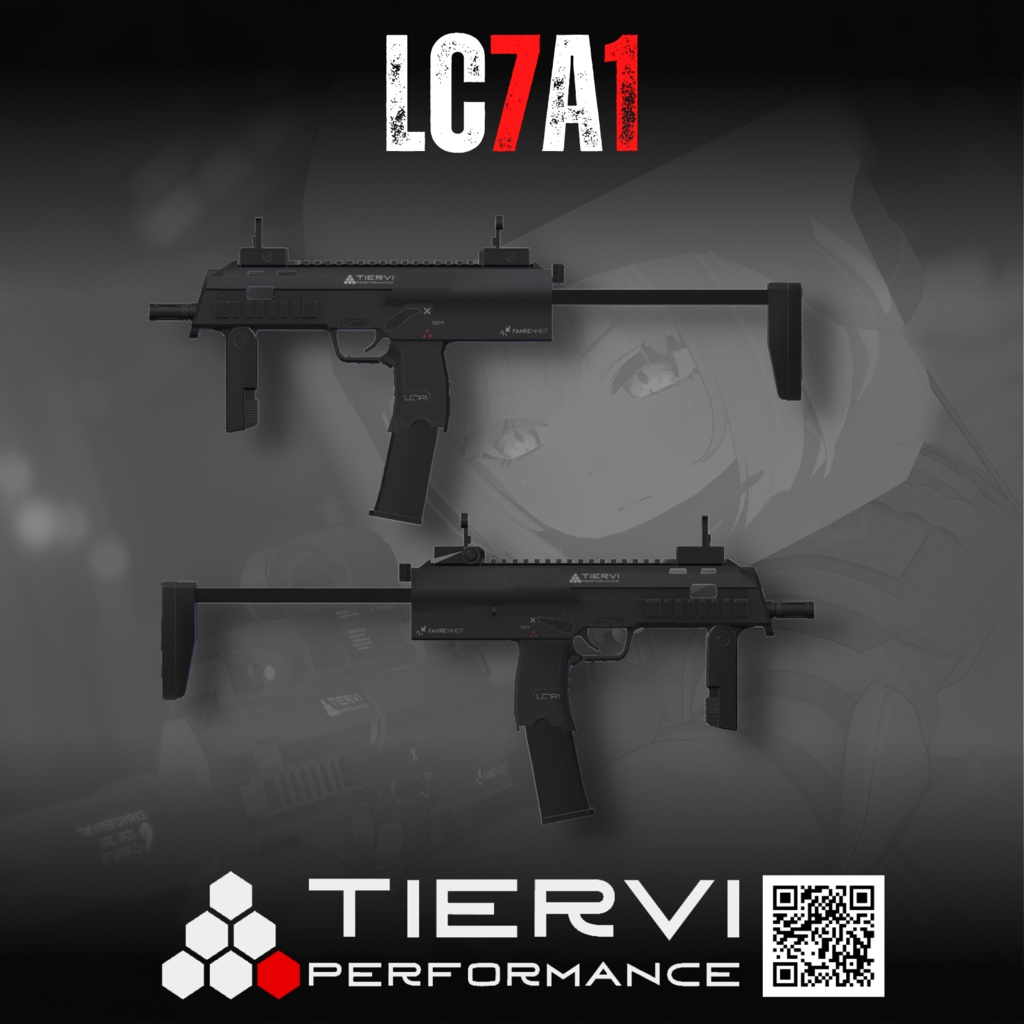 【VRChat向け】LC7A1 PDW