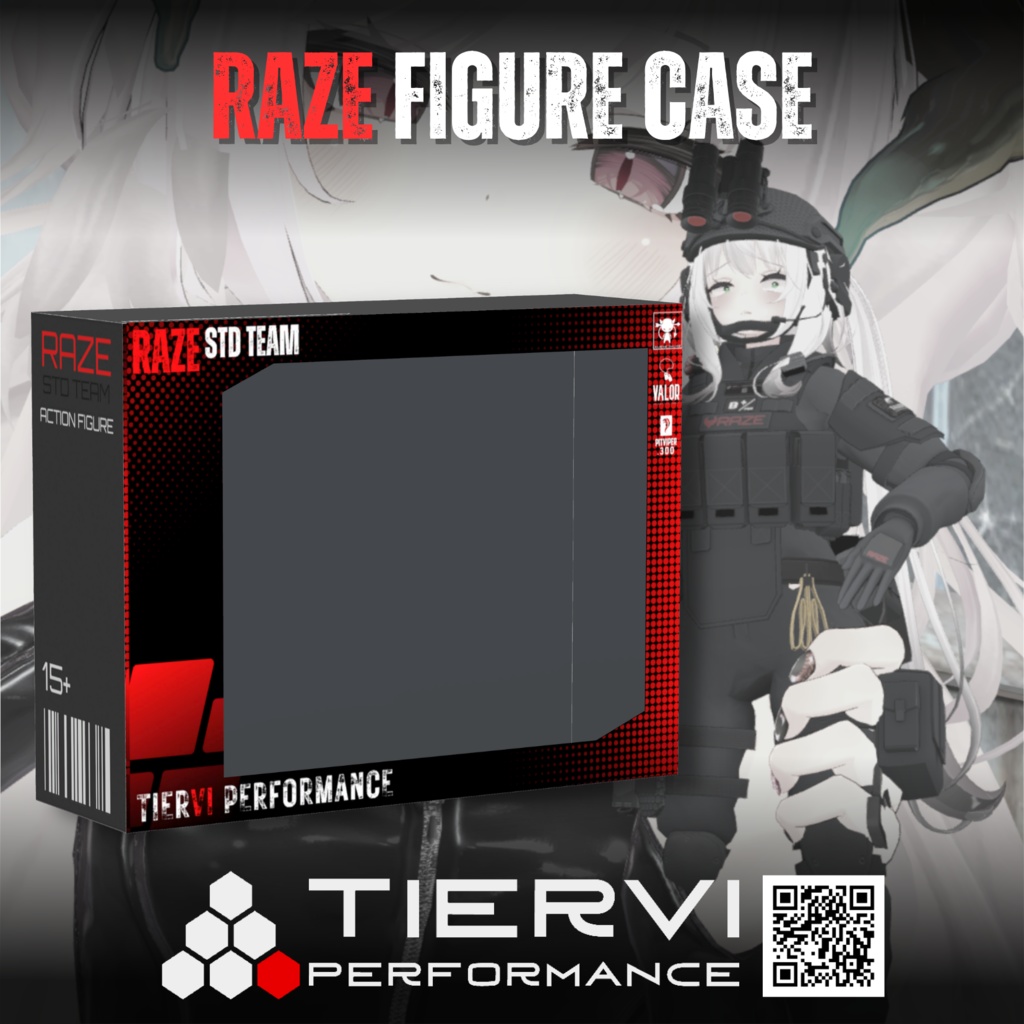 【無料】【VRChat向け】RAZE STD TEAM FIGURE CASE