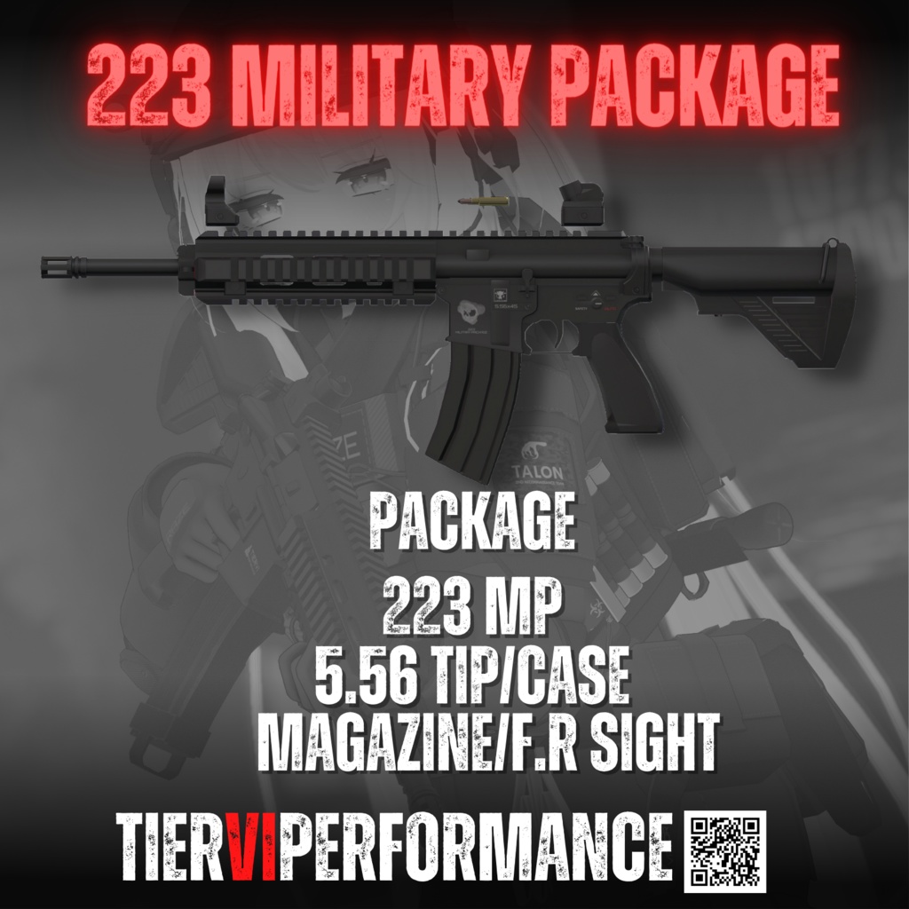 【VRChat向け】"223 MILITARY PACKAGE"
