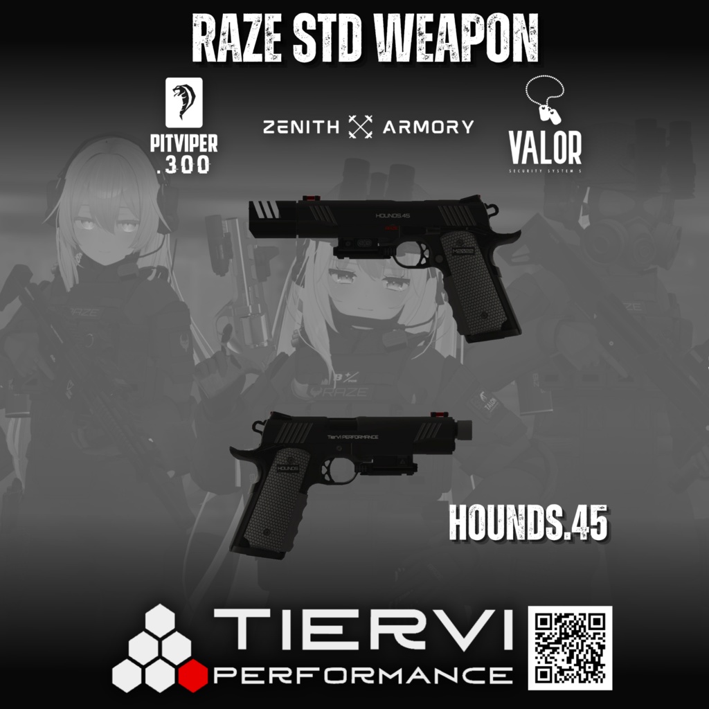 【VRChat向け】銃火器セット RAZE LEGENDARY WEAPON BANDLE