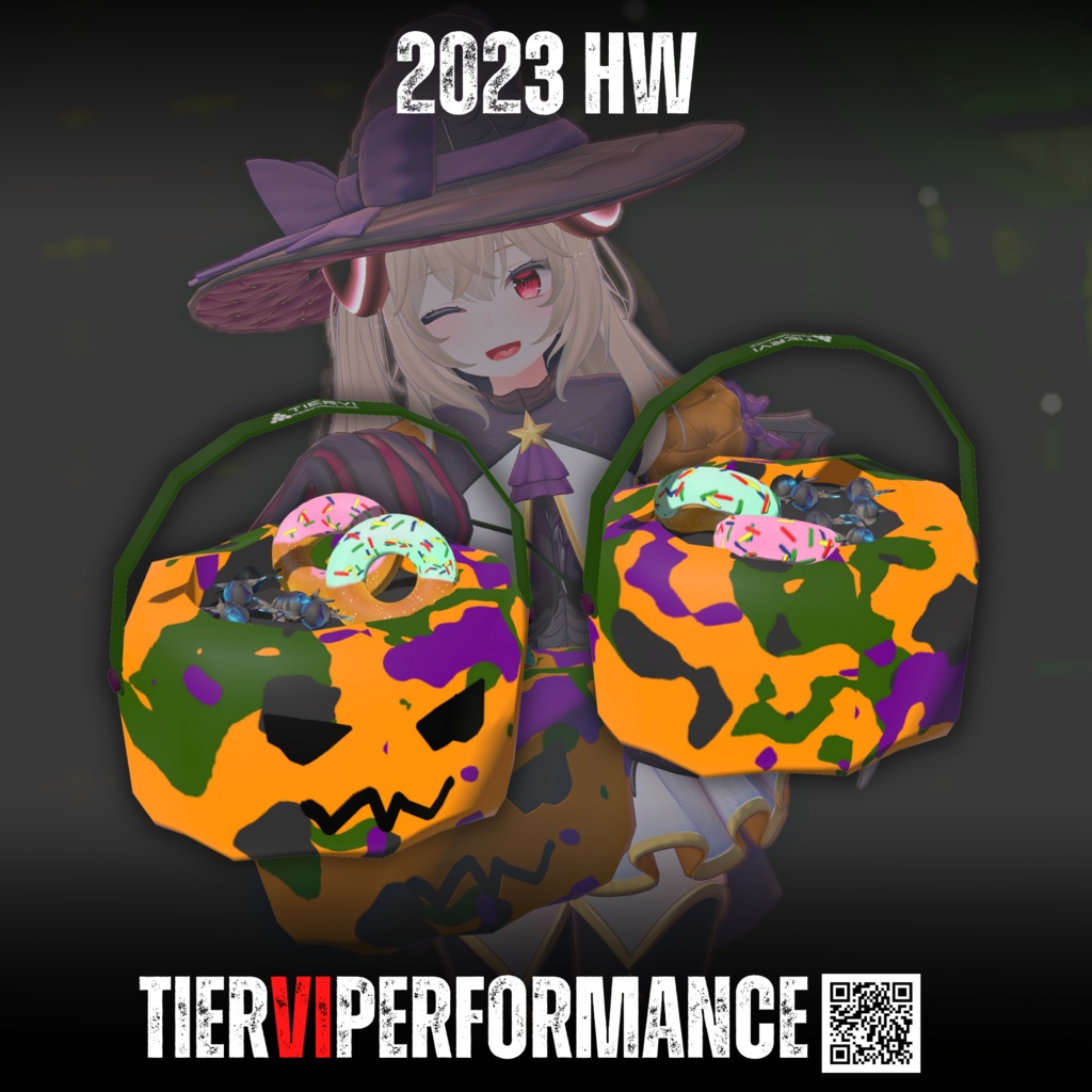 【無料】【VRChat向け】2023 ハロウィンギフト Tier6 Performance