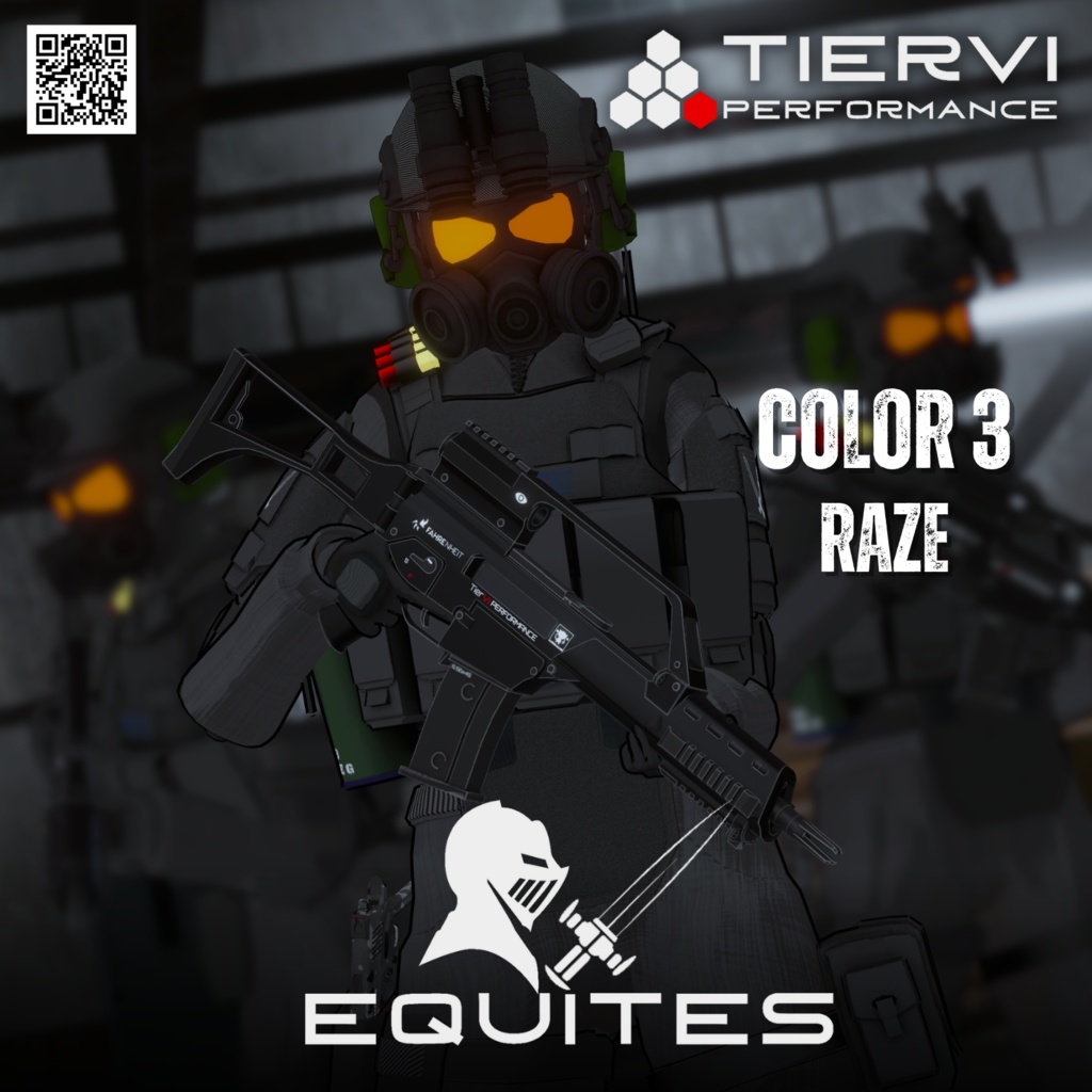 【VRChat向け】男性アバター向け兵士素体 "URBAN STRIKE"