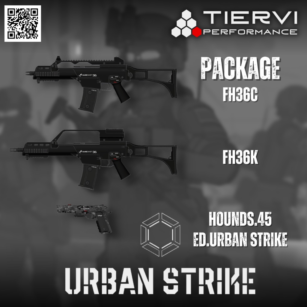 【VRChat向け】男性アバター向け兵士素体 "URBAN STRIKE"