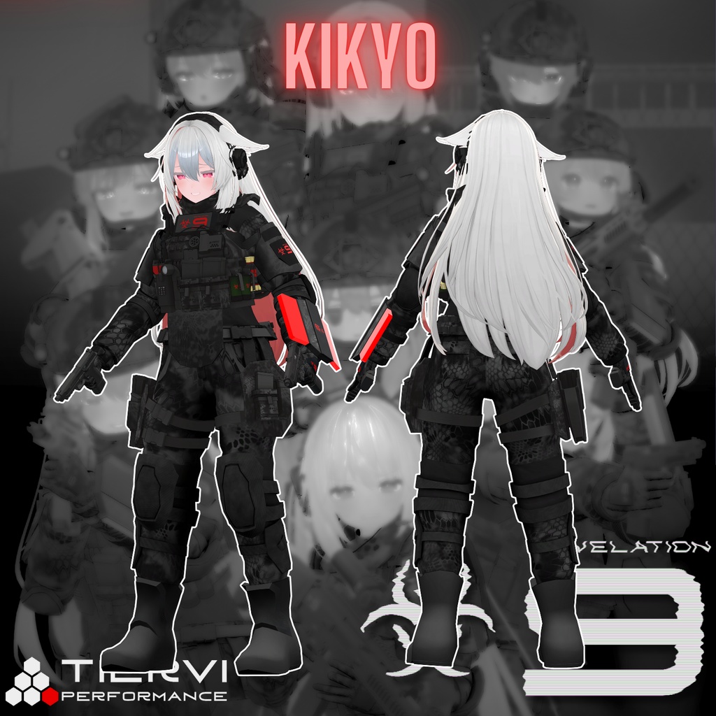 【VRChat向け 特殊部隊装備 リベレーション-9】