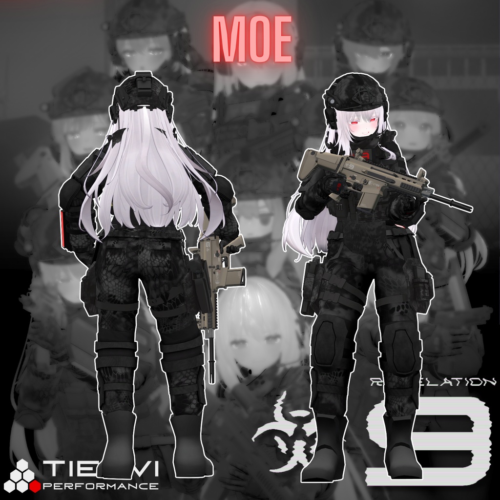 【VRChat向け 特殊部隊装備 リベレーション-9】