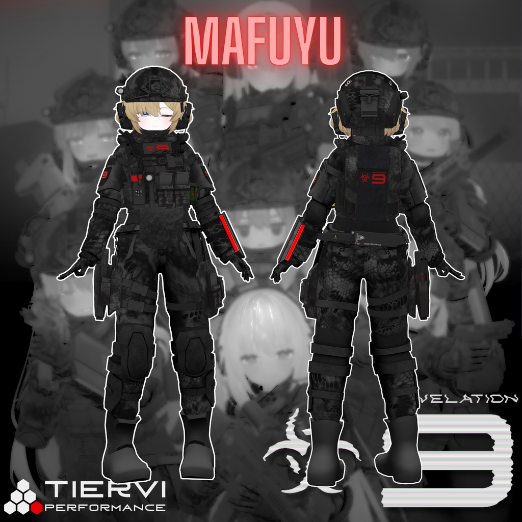 【VRChat向け 特殊部隊装備 リベレーション-9】