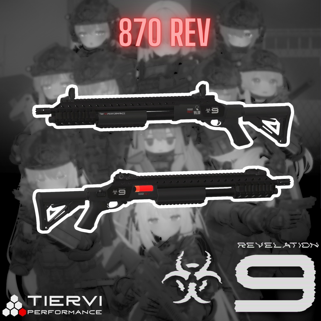 【VRChat向け 特殊部隊装備 リベレーション-9】