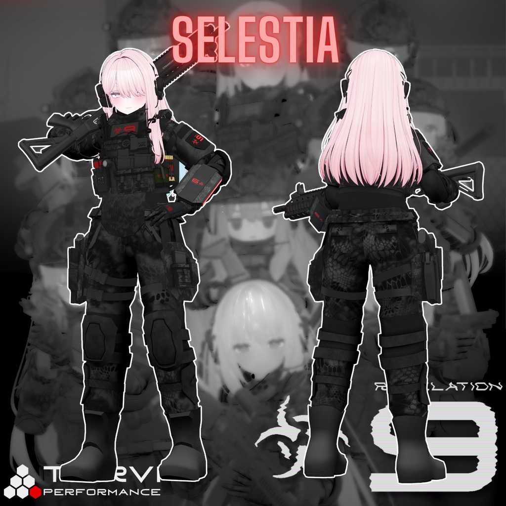 【VRChat向け 特殊部隊装備 リベレーション-9】