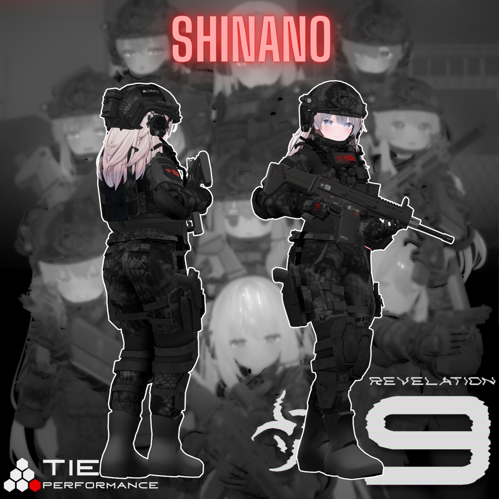 【VRChat向け 特殊部隊装備 リベレーション-9】