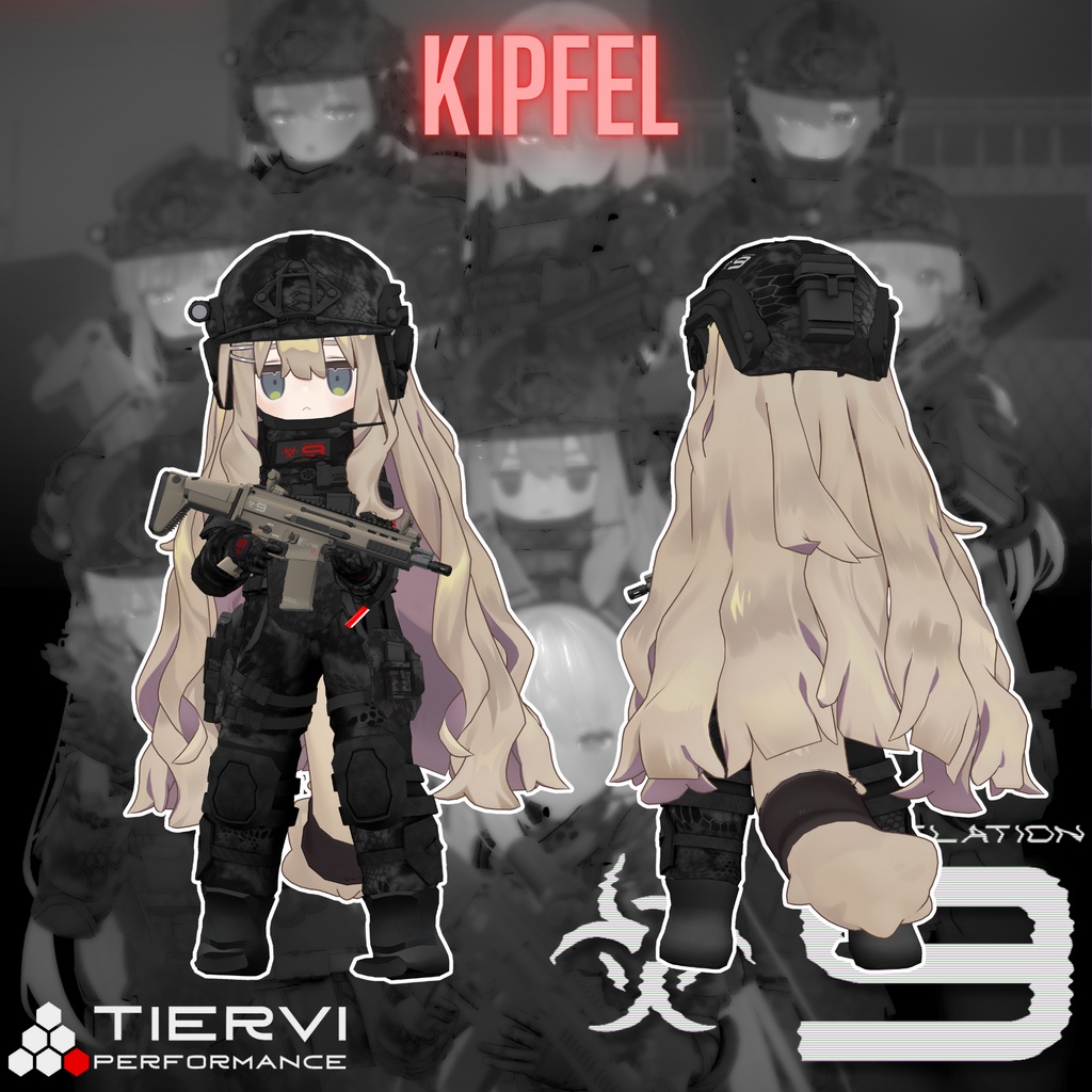 【VRChat向け 特殊部隊装備 リベレーション-9】