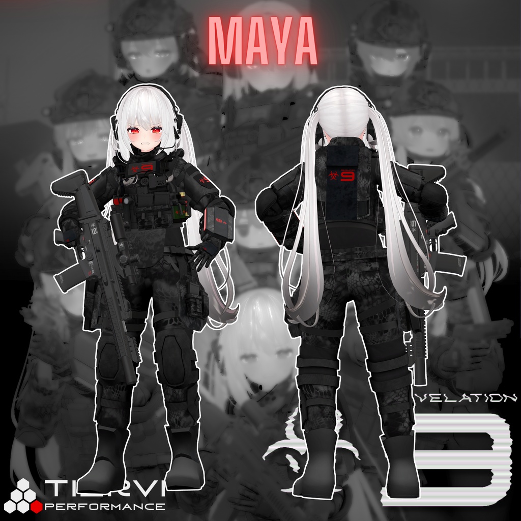【VRChat向け 特殊部隊装備 リベレーション-9】
