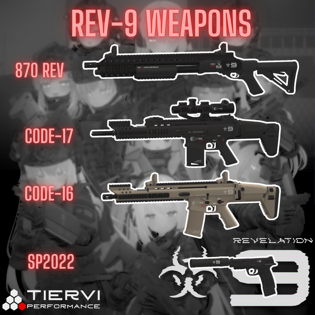 【VRChat向け 特殊部隊装備 リベレーション-9】