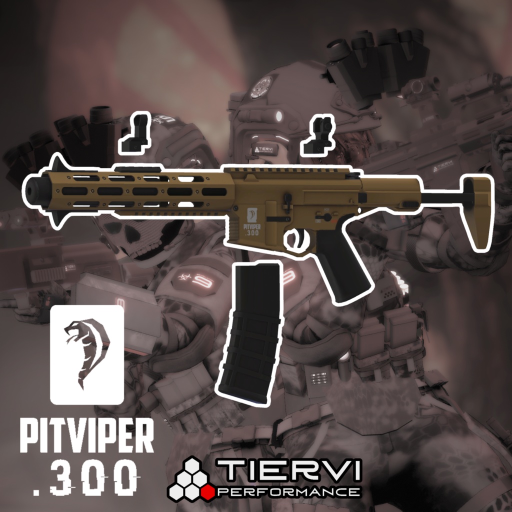 【VRChat向け】.300 ウェポンバンドル(2丁セット)