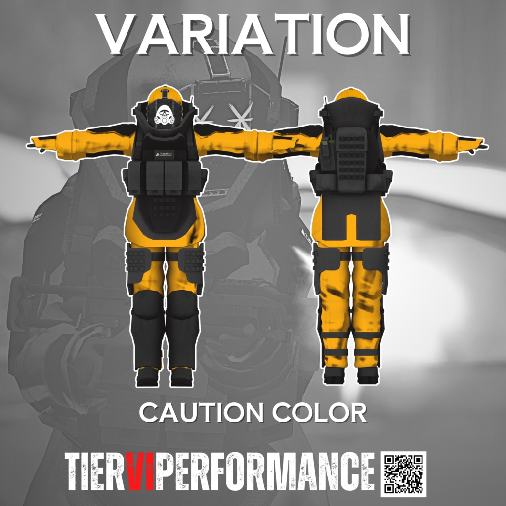 【VRChat向けアバター】ジャガーノート + MA対応機関銃 VALOR 48 PARA