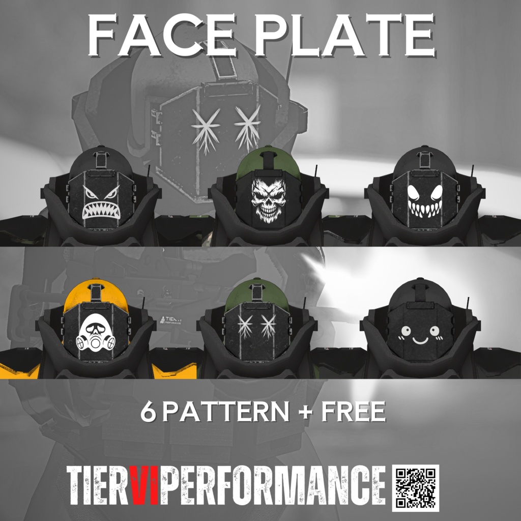 【VRChat向けアバター】ジャガーノート + MA対応機関銃 VALOR 48 PARA