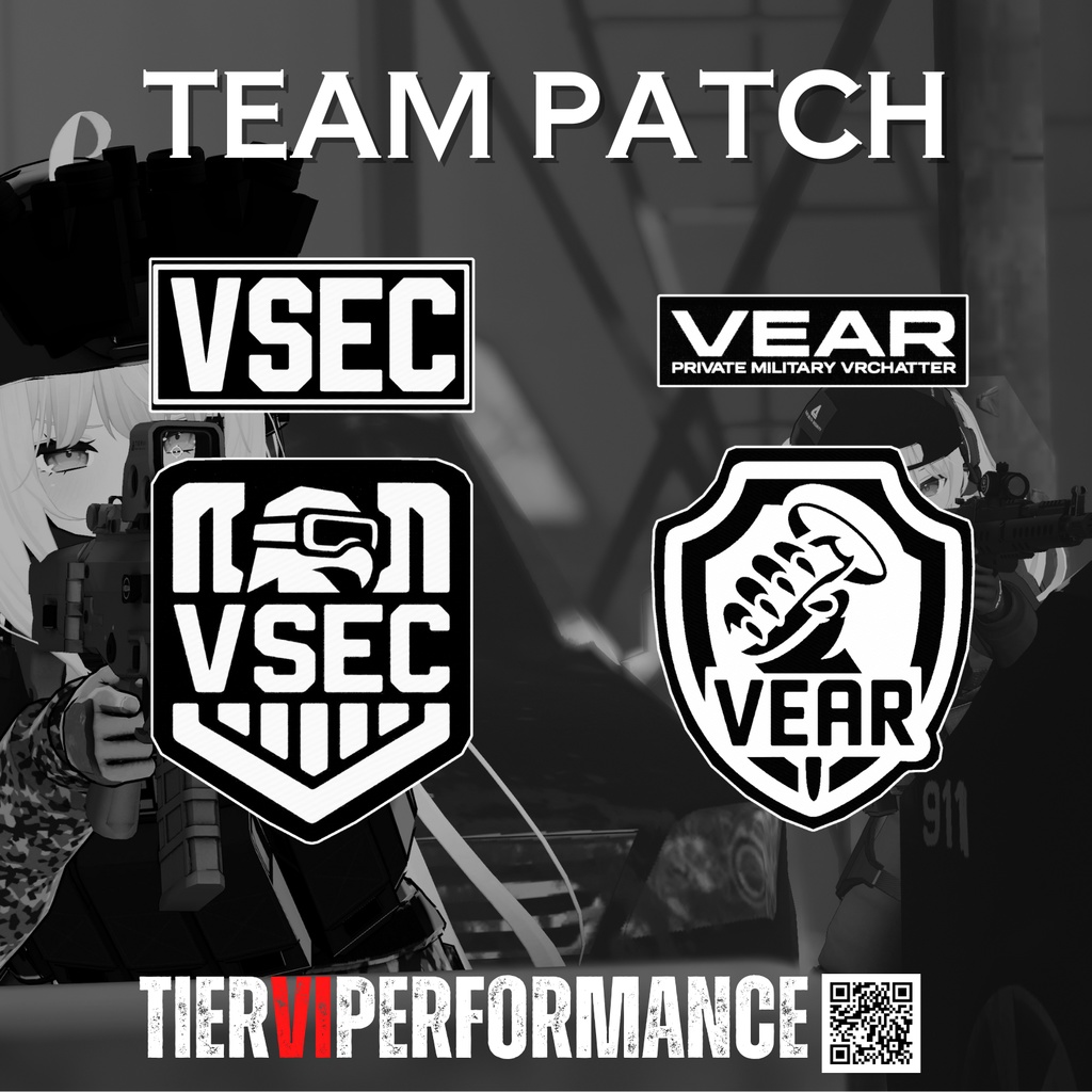 【無料】【VRChat向け】所属パッチ"VSEC / VEAR"